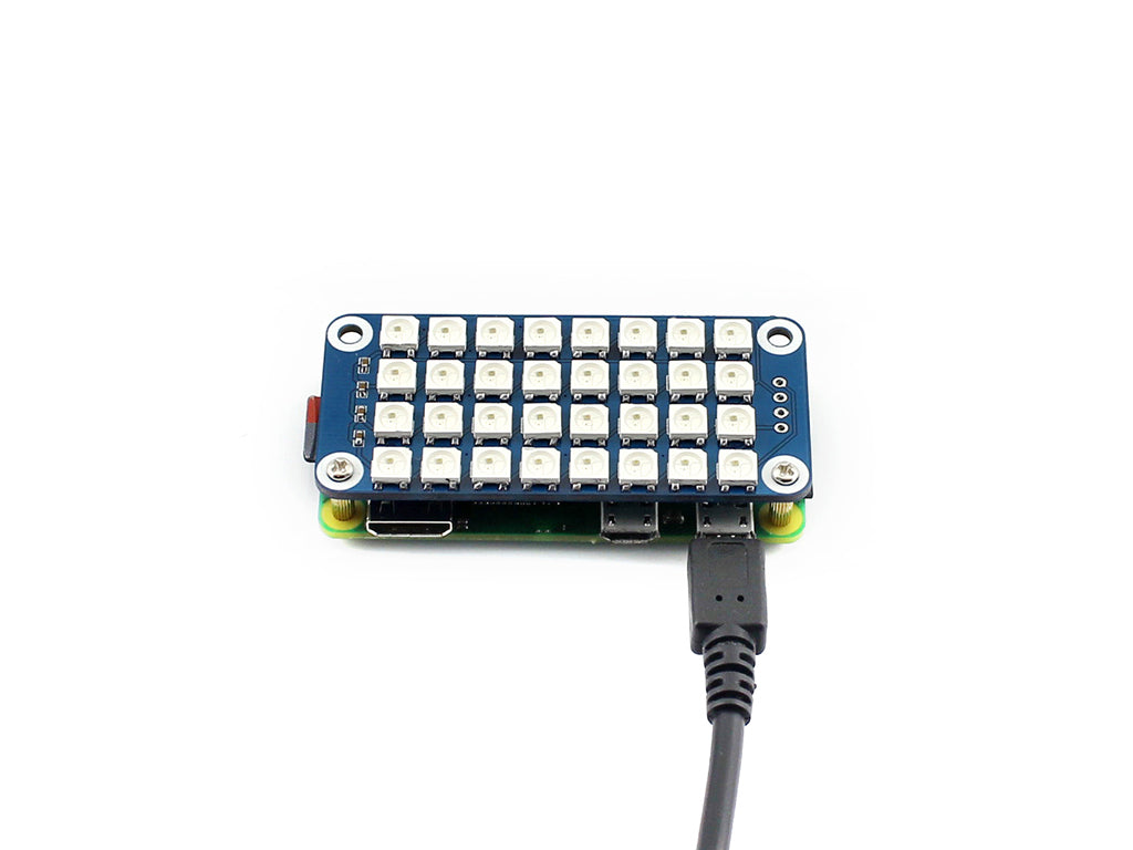True color RGB LED HAT for Raspberry Pi, colorful display