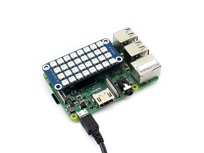 True color RGB LED HAT for Raspberry Pi, colorful display