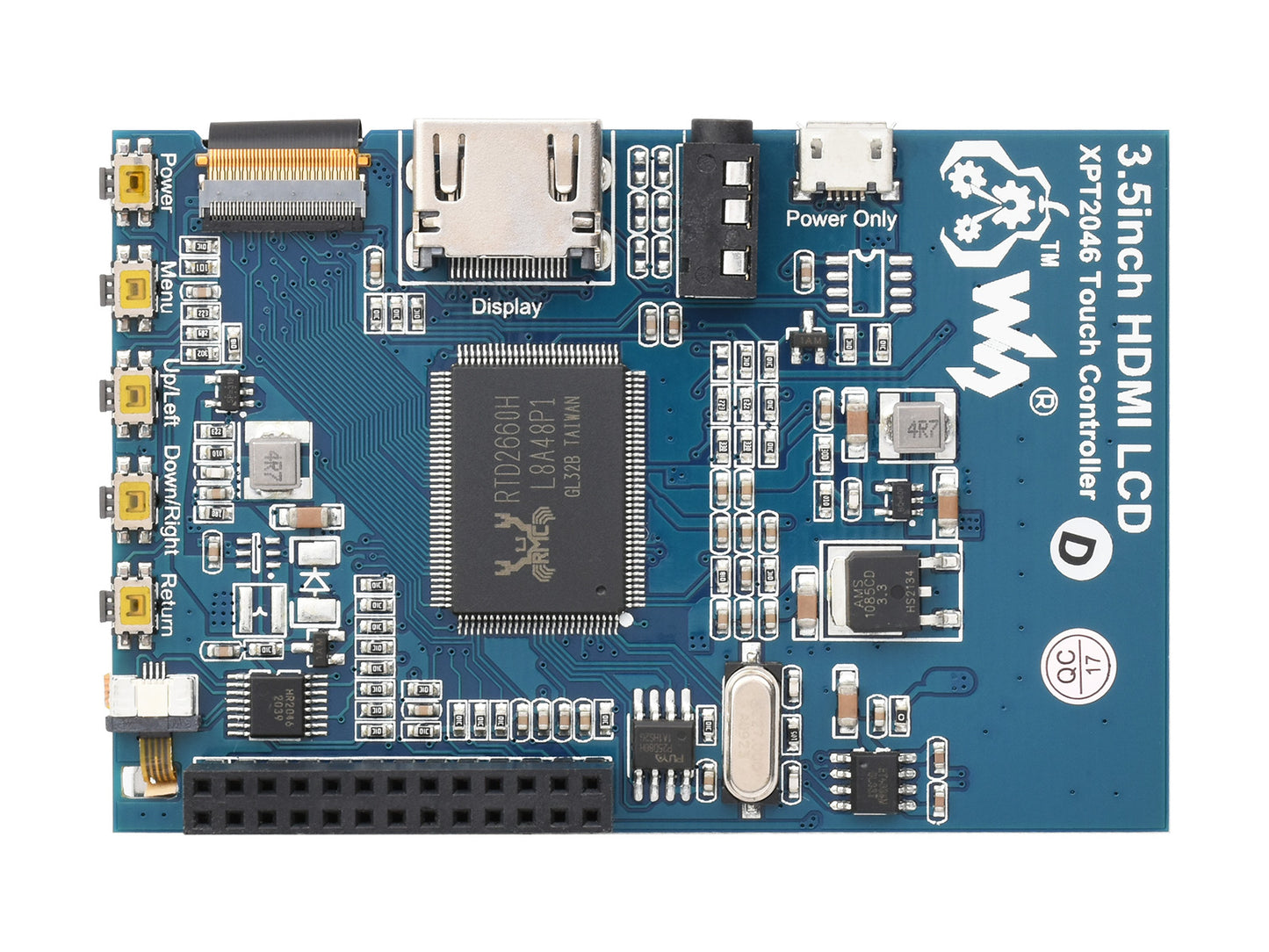 3.5inch Resistive Touch Screen LCD, 480×320, HDMI, IPS, Various Devices & Systems Support