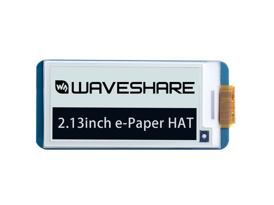 250x122, 2.13inch E-Ink display HAT for Raspberry Pi
