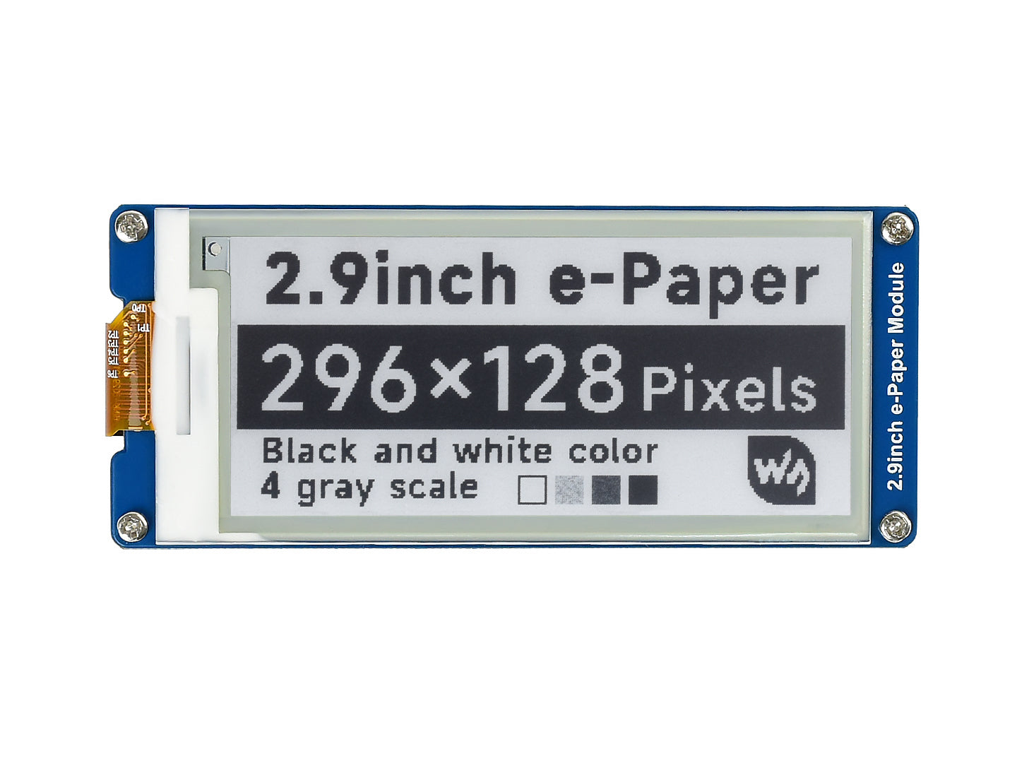 296x128, 2.9inch E-Ink display module