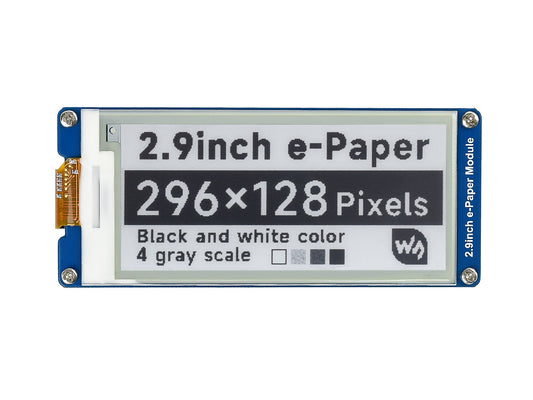 296x128, 2.9inch E-Ink display module