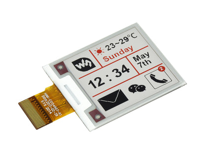 200x200, 1.54inch E-Ink raw display panel, three-color