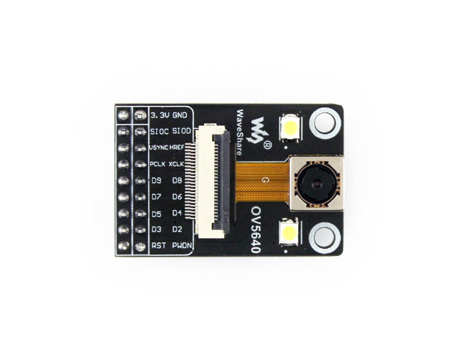 OV5640 Camera Board (C), 5 Megapixel (2592x1944), Auto Focusing, Onboard Flash