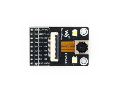 OV5640 Camera Board (C), 5 Megapixel (2592x1944), Auto Focusing, Onboard Flash