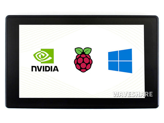 7inch Capacitive Touch Screen LCD (H) with Case, 1024×600, HDMI, IPS, Various Systems Support