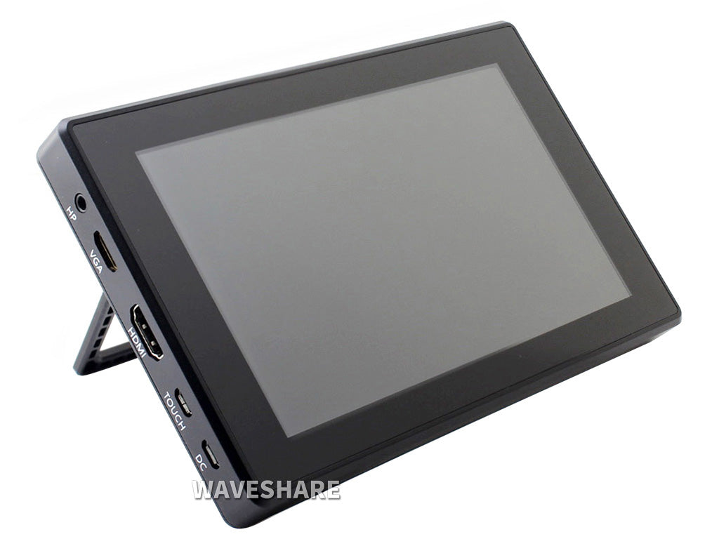 7inch Capacitive Touch Screen LCD (H) with Case, 1024×600, HDMI, IPS, Various Systems Support