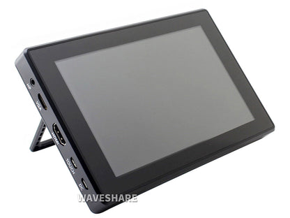 7inch Capacitive Touch Screen LCD (H) with Case, 1024×600, HDMI, IPS, Various Systems Support