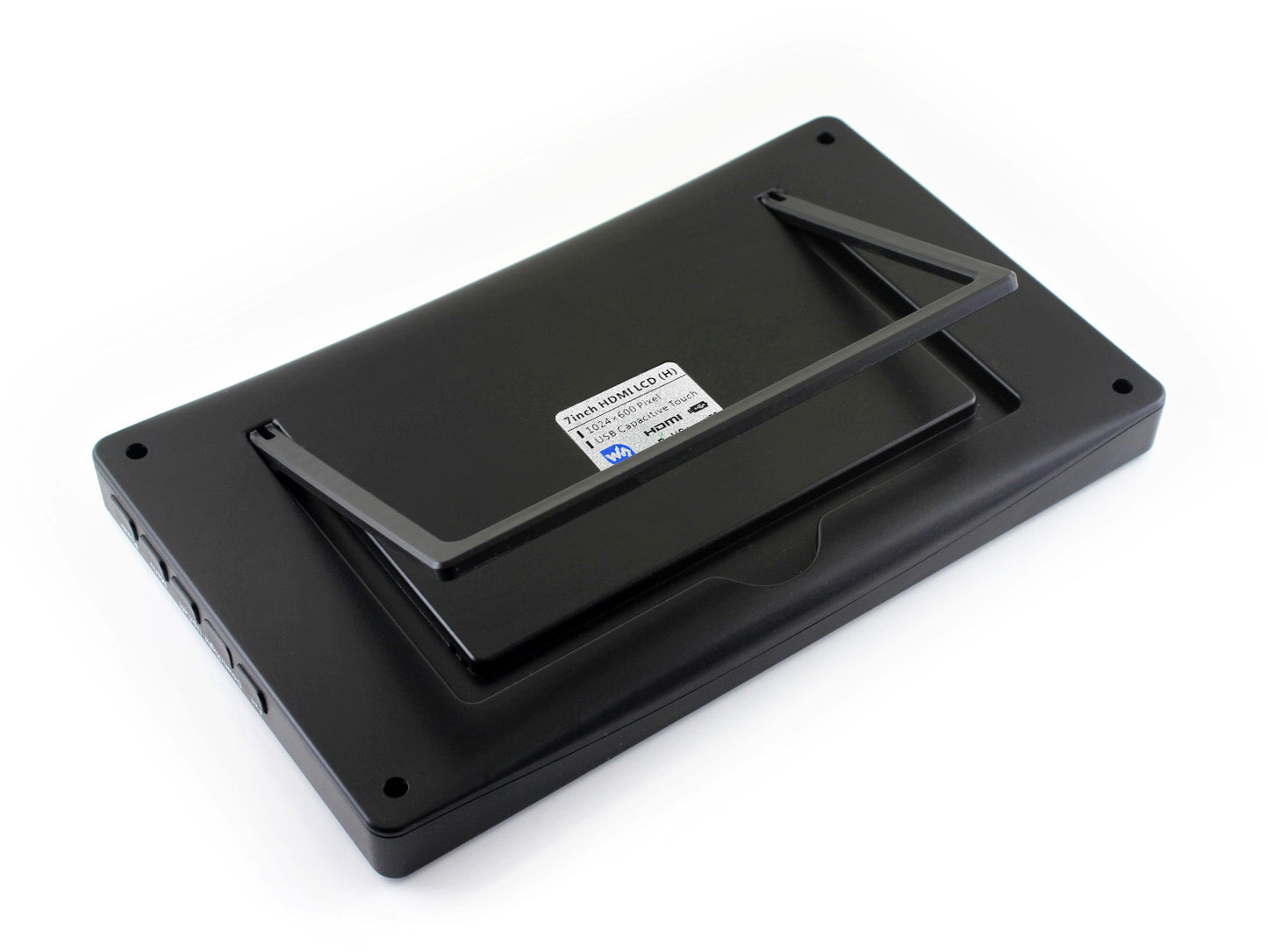 7inch Capacitive Touch Screen LCD (H) with Case, 1024×600, HDMI, IPS, Various Systems Support