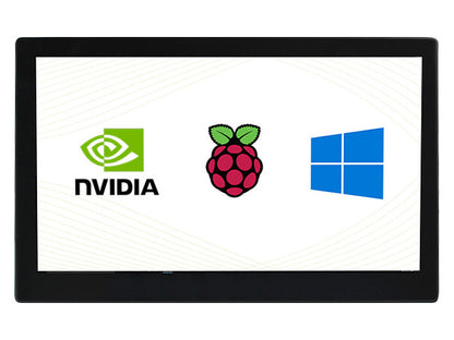 13.3inch Capacitive Touch Screen LCD with Case, 1920×1080, HDMI, IPS, Various Systems Support
