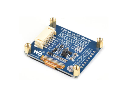 1.5inch OLED display Module, 128x128 pixels, 16 gray scale, SPI/I2C interface