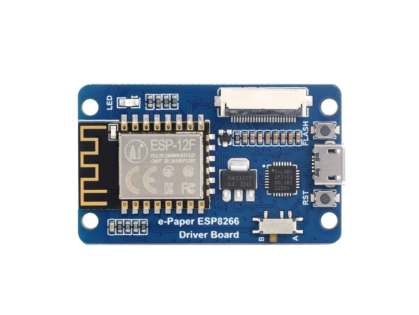 Universal e-Paper Raw Panel Driver Board, ESP8266 WiFi Wireless