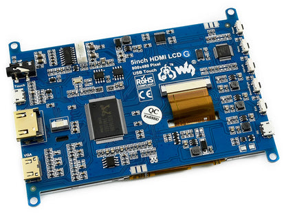 5inch Resistive Touch Screen LCD (G), 800×480, HDMI, Various Systems Support