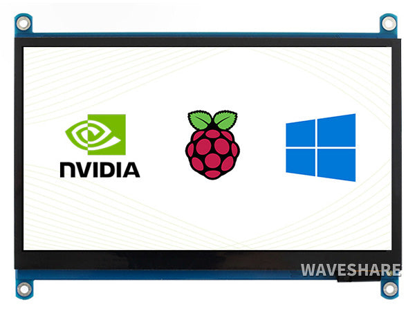 7inch Capacitive Touch Screen LCD (H), 1024×600, HDMI, IPS, Various Systems Support