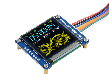 1.5inch RGB OLED Display Module, 65K RGB Colors, 128×128, SPI