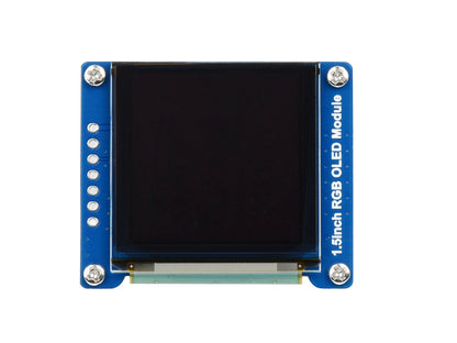 1.5inch RGB OLED Display Module, 65K RGB Colors, 128×128, SPI