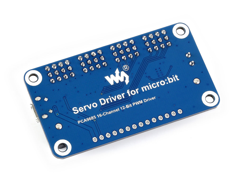 Servo Driver for micro:bit, 16-Channel, 12-bit, I2C