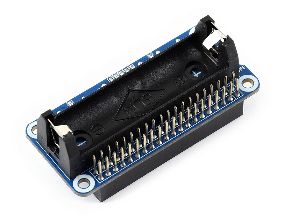 Li-ion Battery HAT for Raspberry Pi, 5V Output, Quick Charge