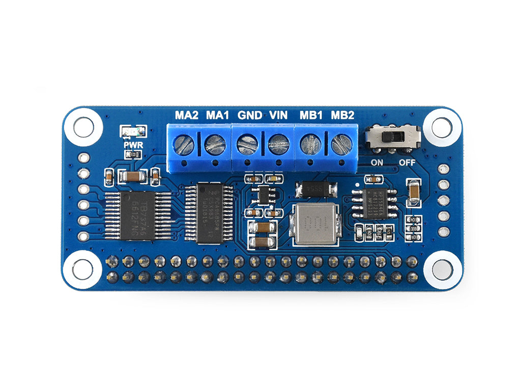 Motor Driver HAT for Raspberry Pi, I2C Interface