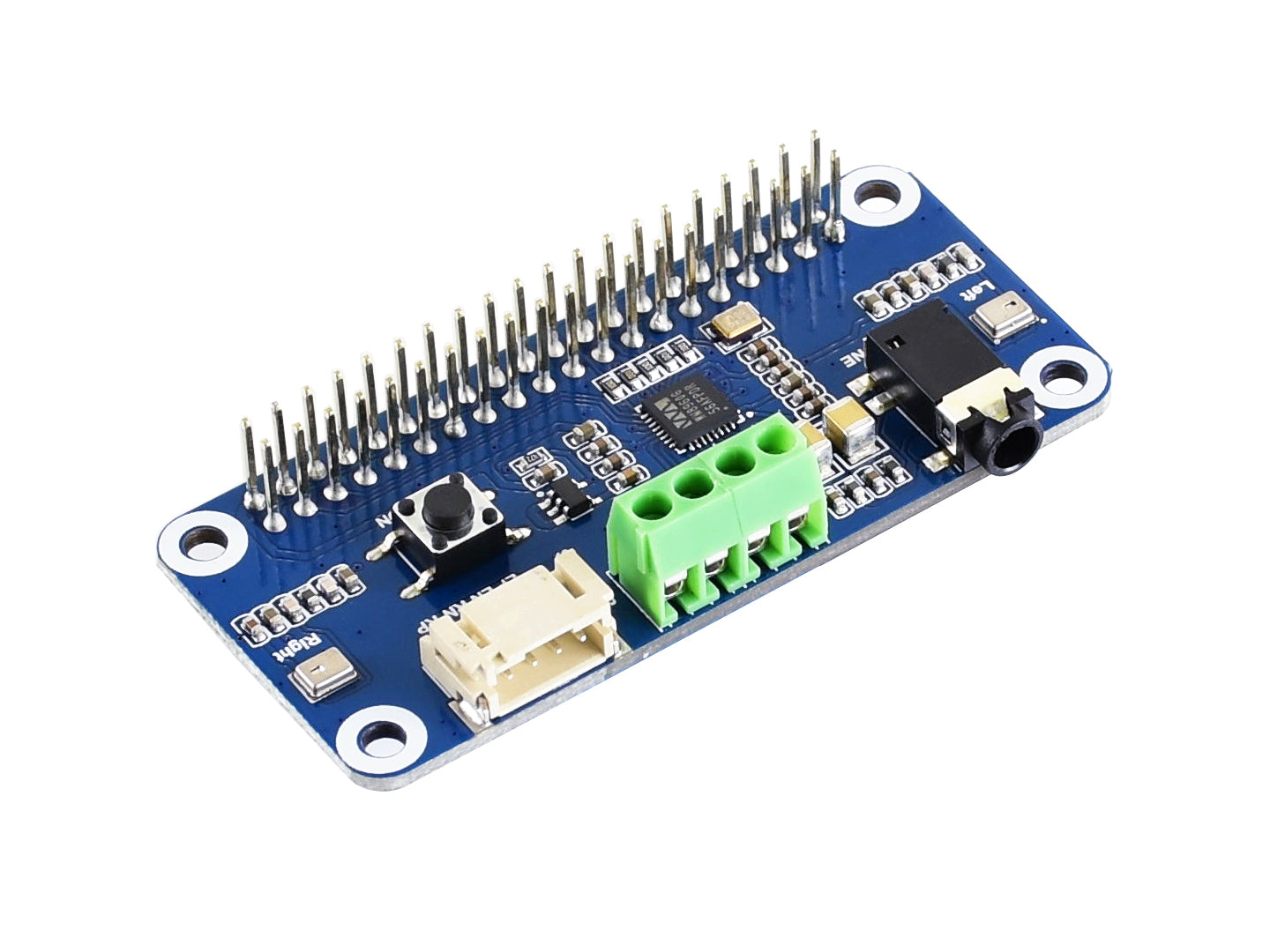 WM8960 Hi-Fi Sound Card HAT for Raspberry Pi, Stereo CODEC, Play/Record