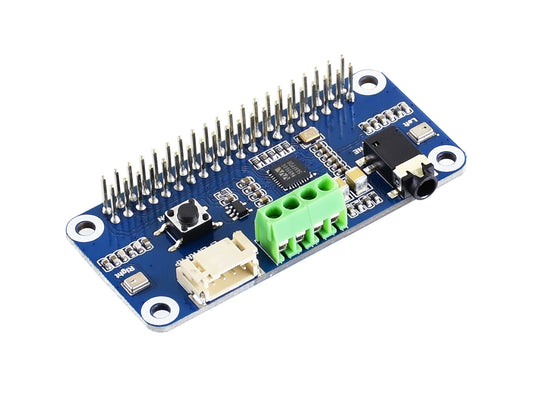 WM8960 Hi-Fi Sound Card HAT for Raspberry Pi, Stereo CODEC, Play/Record