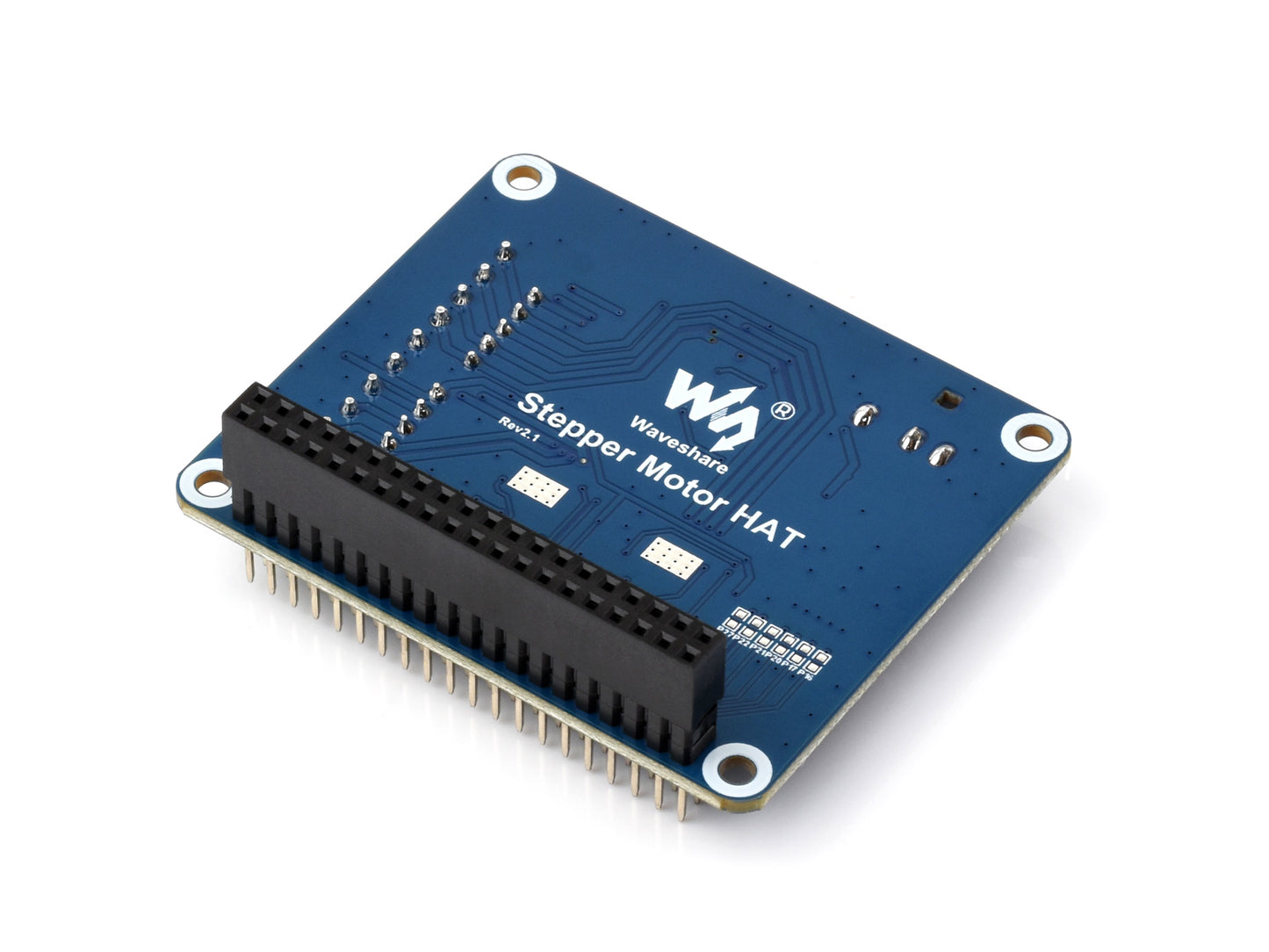 Stepper Motor HAT for Raspberry Pi, Drives Two Stepper Motors