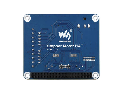 Stepper Motor HAT for Raspberry Pi, Drives Two Stepper Motors