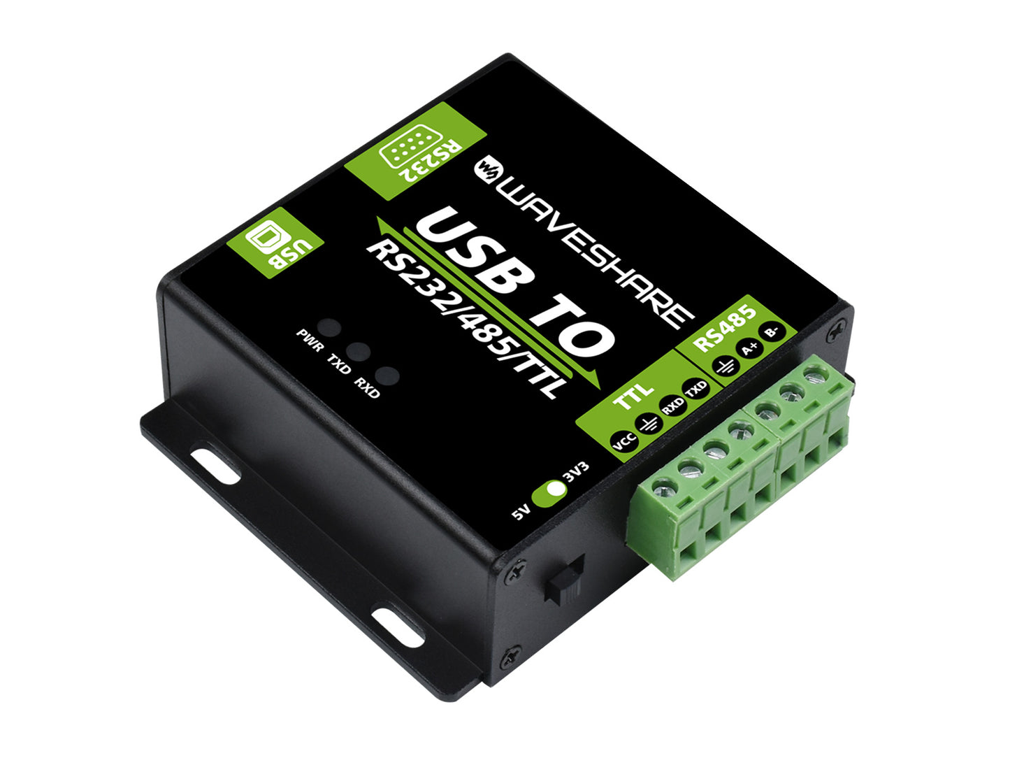 FT232RNL/CH343G USB TO RS232/485/TTL Interface Converter, Industrial Isolation