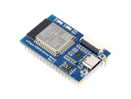 Universal e-Paper Raw Panel Driver Board, ESP32 WiFi / Bluetooth Wireless