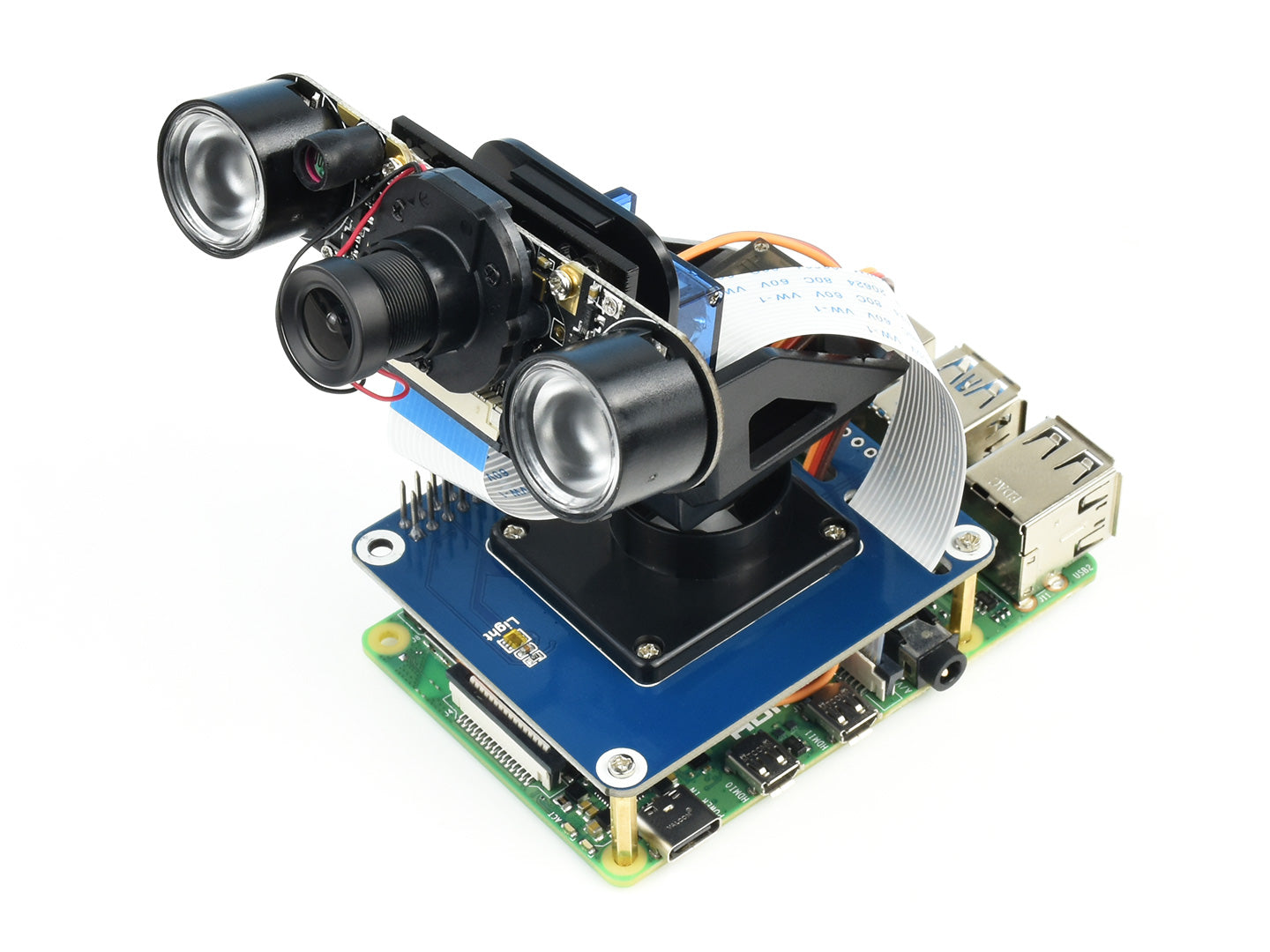 2-DOF Pan-Tilt HAT for Raspberry Pi