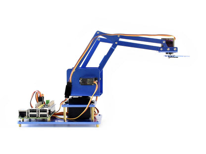 4-DOF Metal Robot Arm Kit for Raspberry Pi, Bluetooth / WiFi