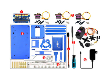 4-DOF Metal Robot Arm Kit for micro:bit, Bluetooth