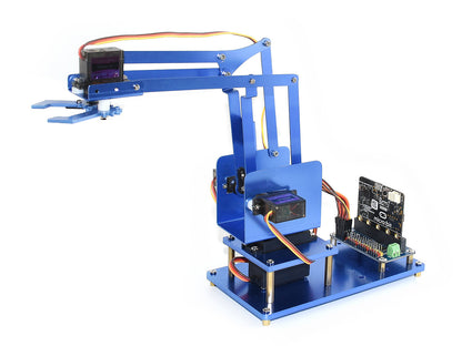 4-DOF Metal Robot Arm Kit for micro:bit, Bluetooth