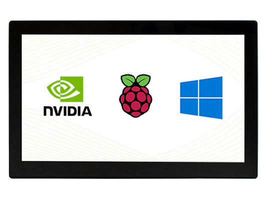13.3inch Capacitive Touch Screen LCD with Case V2, 1920×1080, HDMI, IPS, Various Systems Support