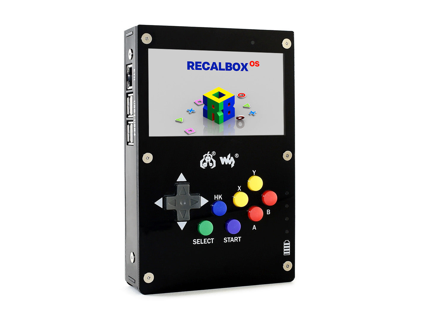 GamePi43, Portable Video Game Console Based on Raspberry Pi, EU Plug
