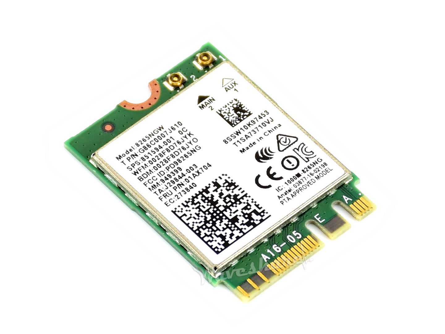 AC8265 Wireless NIC, Dual-Band Wi-Fi 5, Bluetooth 4.2, High Speed And Low Latency