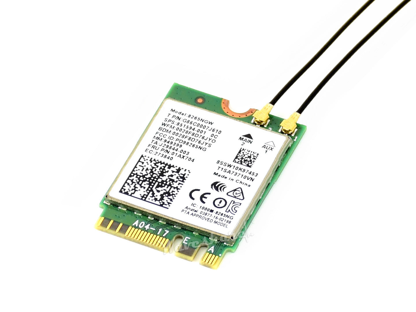 AC8265 Wireless NIC, Dual-Band Wi-Fi 5, Bluetooth 4.2, High Speed And Low Latency