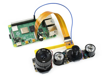 Raspberry Pi Camera Scheduler, One Cable for Two Cameras