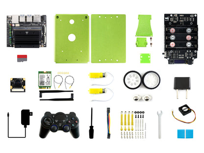 JetBot AI Kit B, AI Robot Based on Jetson Nano, comes with Waveshare Jetson Nano Dev Kit