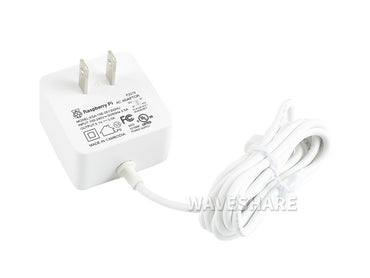 Official USB-C Power Supply for Raspberry Pi 4, US, White