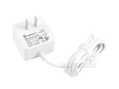 Official USB-C Power Supply for Raspberry Pi 4, US, White