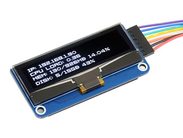 128×32, 2.23inch OLED display HAT for Raspberry Pi