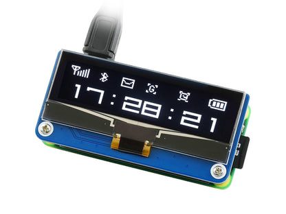 128×32, 2.23inch OLED display HAT for Raspberry Pi