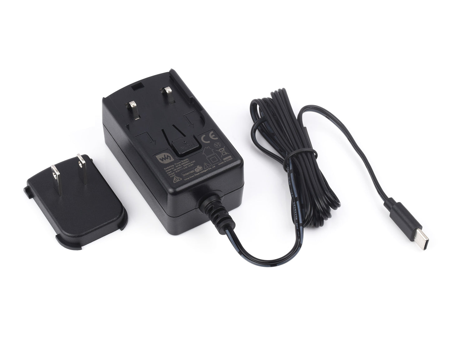Raspberry Pi 4 USB-C Power Supply, 5V / 3A
