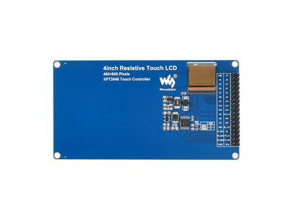 4inch Resistive Touch LCD, 480×800, 8080 Parallel Interface