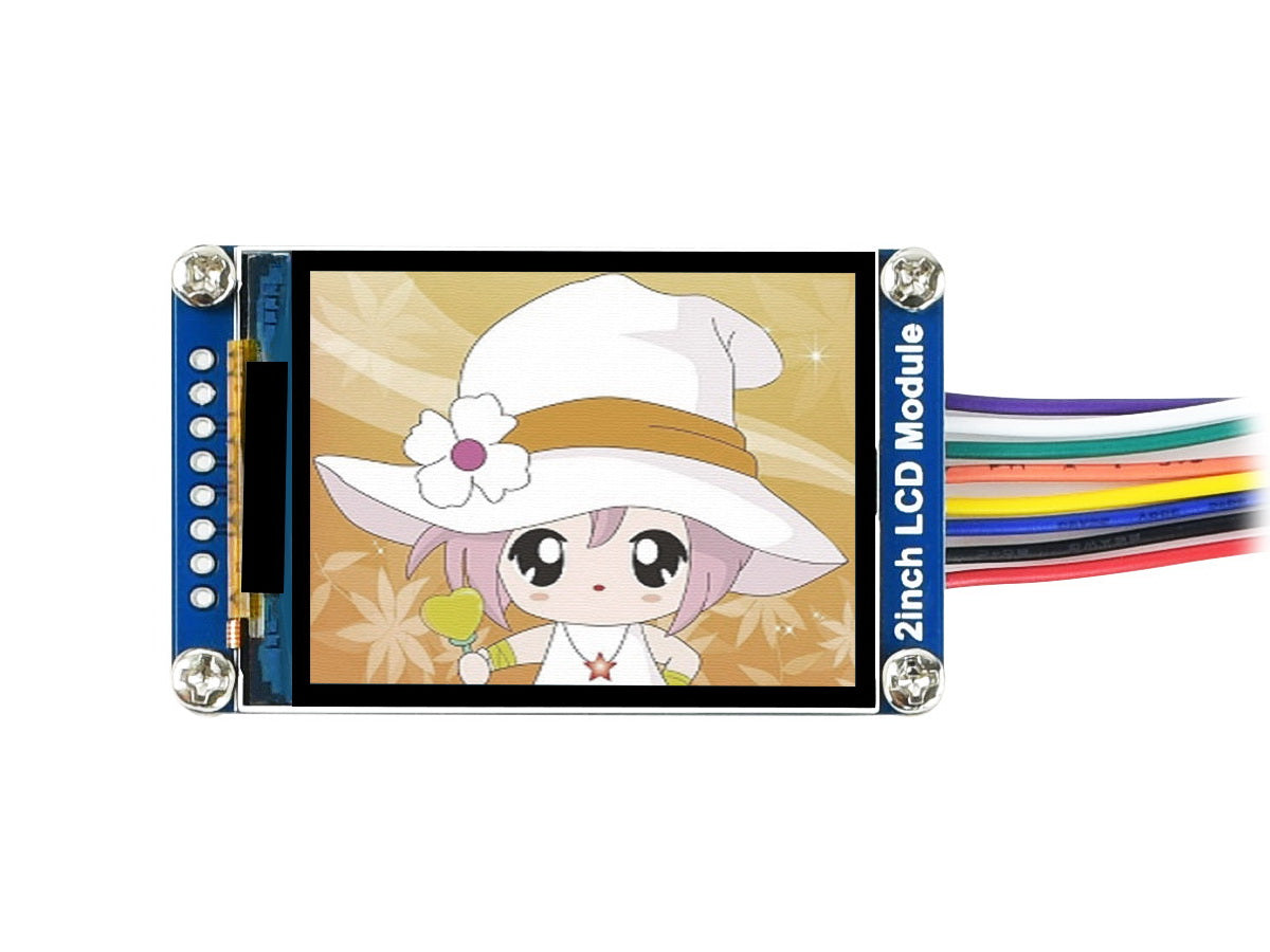 2inch LCD Display Module, IPS Screen, 240×320 Resolution, SPI Interface