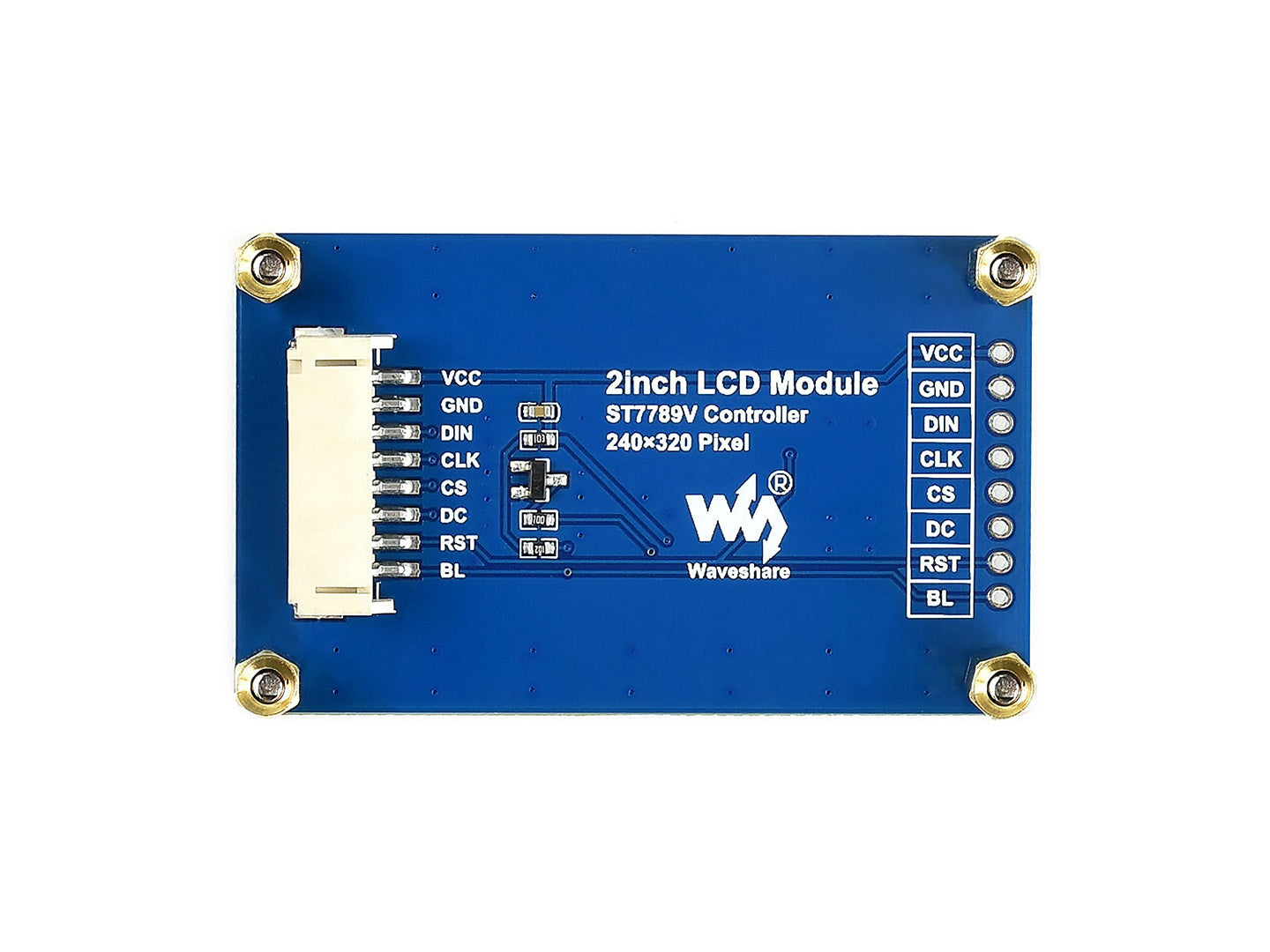 2inch LCD Display Module, IPS Screen, 240×320 Resolution, SPI Interface