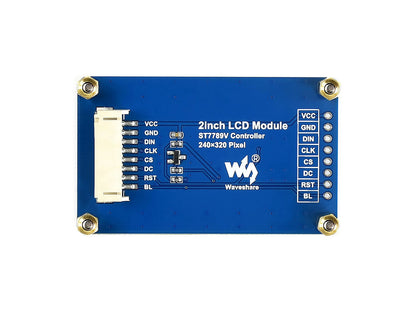 2inch LCD Display Module, IPS Screen, 240×320 Resolution, SPI Interface
