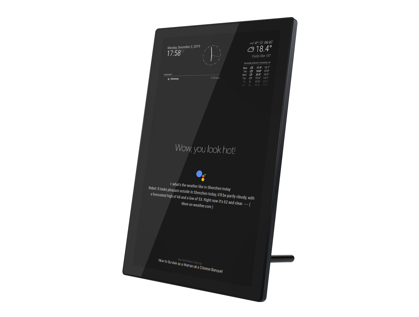 13.3inch Magic Mirror, Voice Assistant, Touch Control