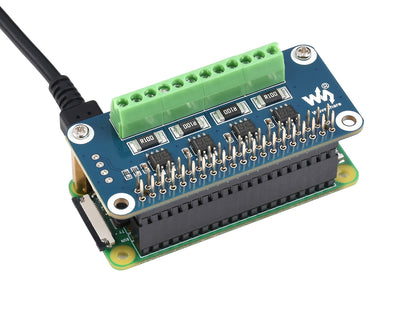 4-ch Current/Voltage/Power Monitor HAT for Raspberry Pi, I2C/SMBus